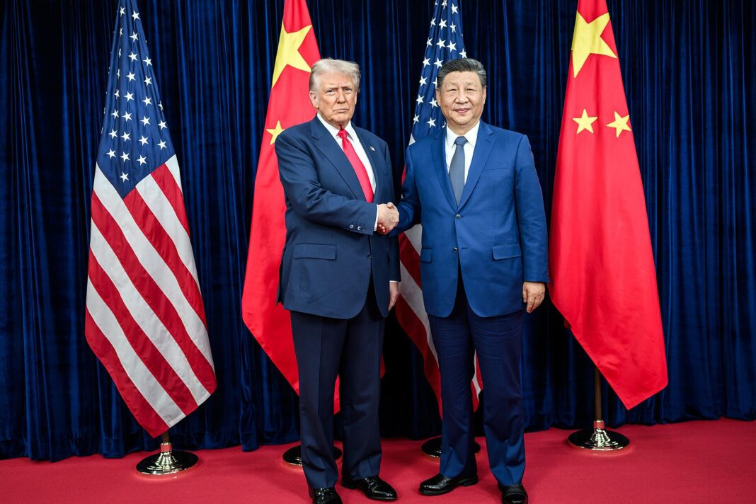 President_Donald_Trump_greets_Chinese_President_Xi_Jinping_before_a_bilateral_meeting_at_the_Gimhae_International_Airport_terminal_(54890669668)